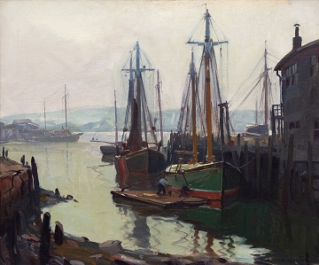 Emile Gruppe (American, 1896-1978) "Morning Gloucester"